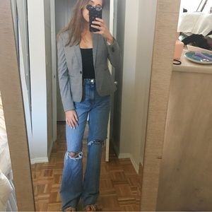 NWOT Banana Republic Grey Blazer Jacket